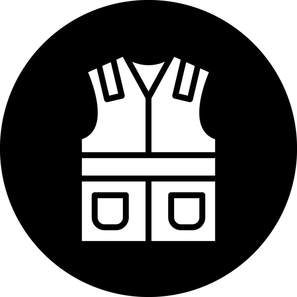 Labour Vest Vector Icon Design