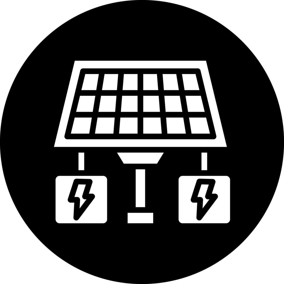 Solar Power Vector Icon Design