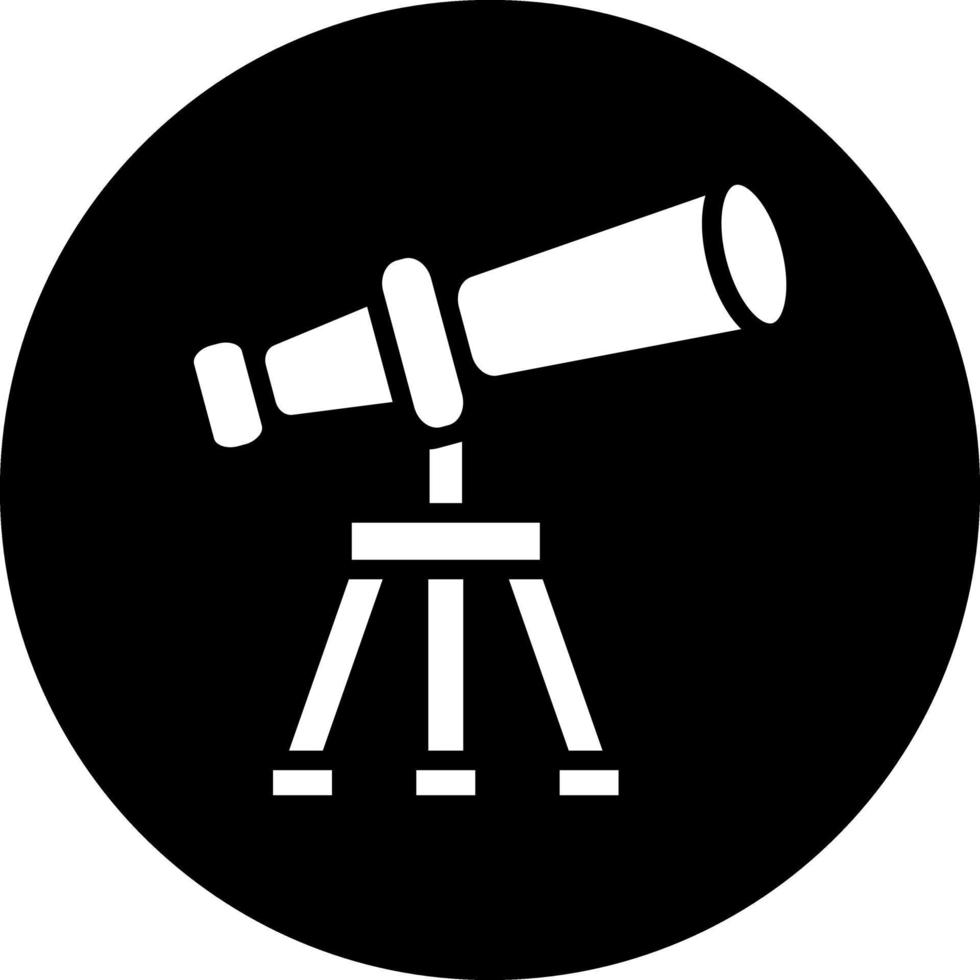 Telescope Vector Icon Design