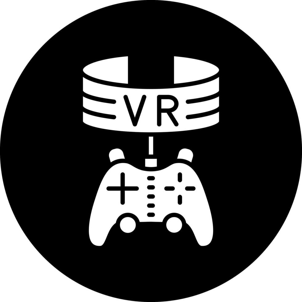 vr juego vector icono diseño