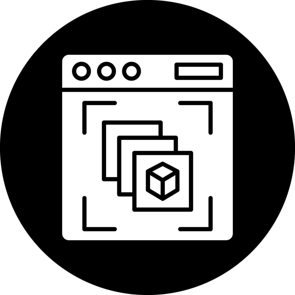 Depth Perception Vector Icon Design