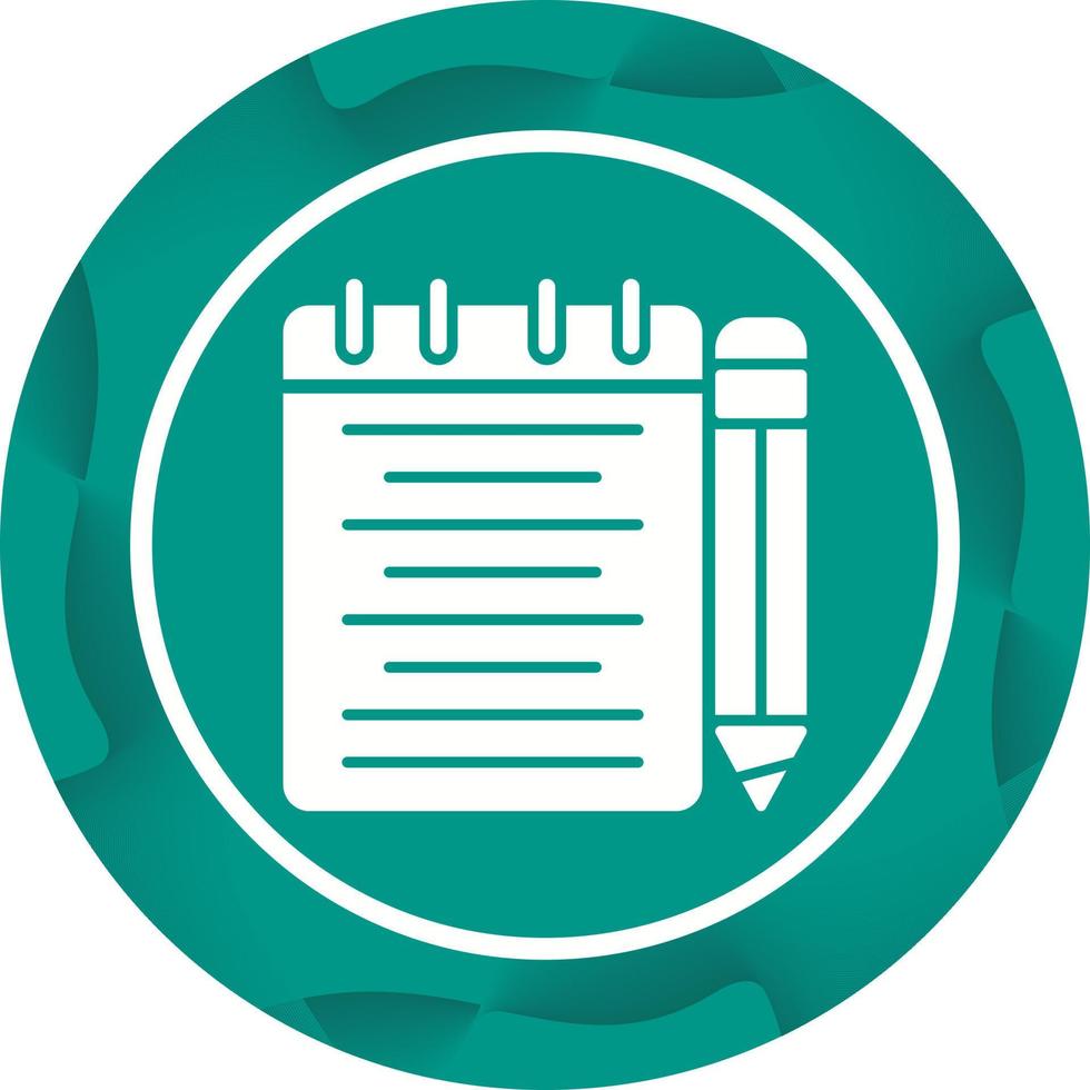 Notepad Vector Icon