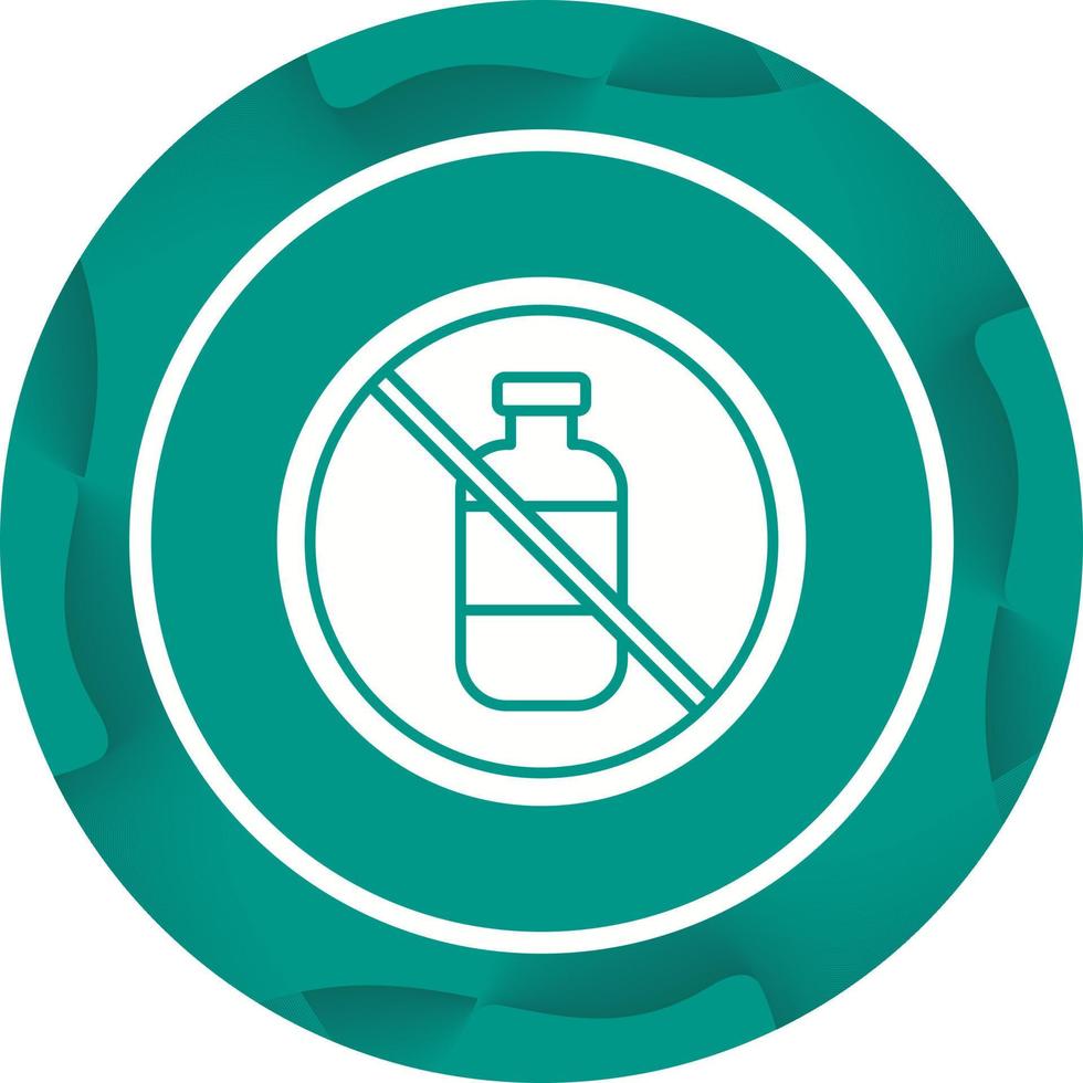 No Liquids Vector Icon