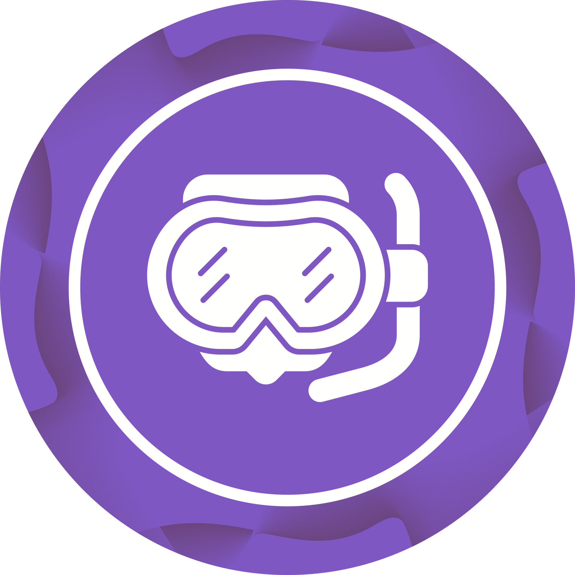 Diving Mask Vector Icon 22986066 Vector Art at Vecteezy