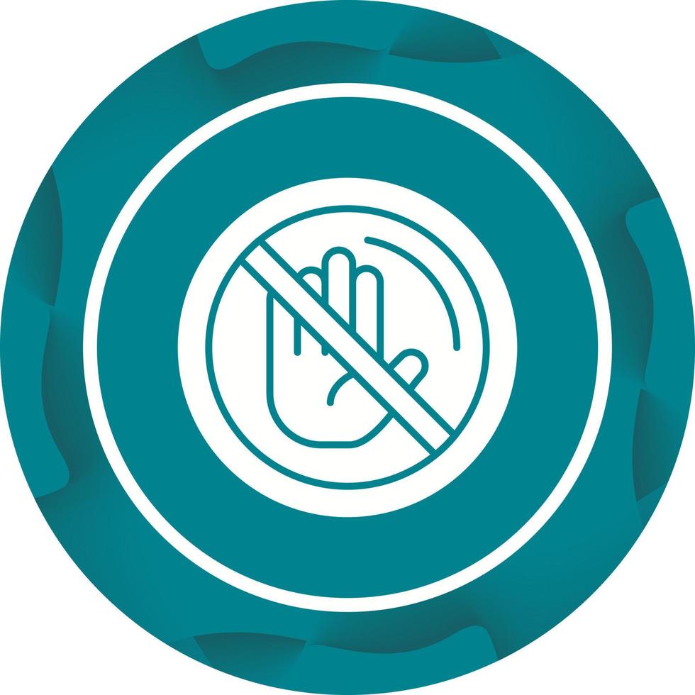 No Passing Vector Icon