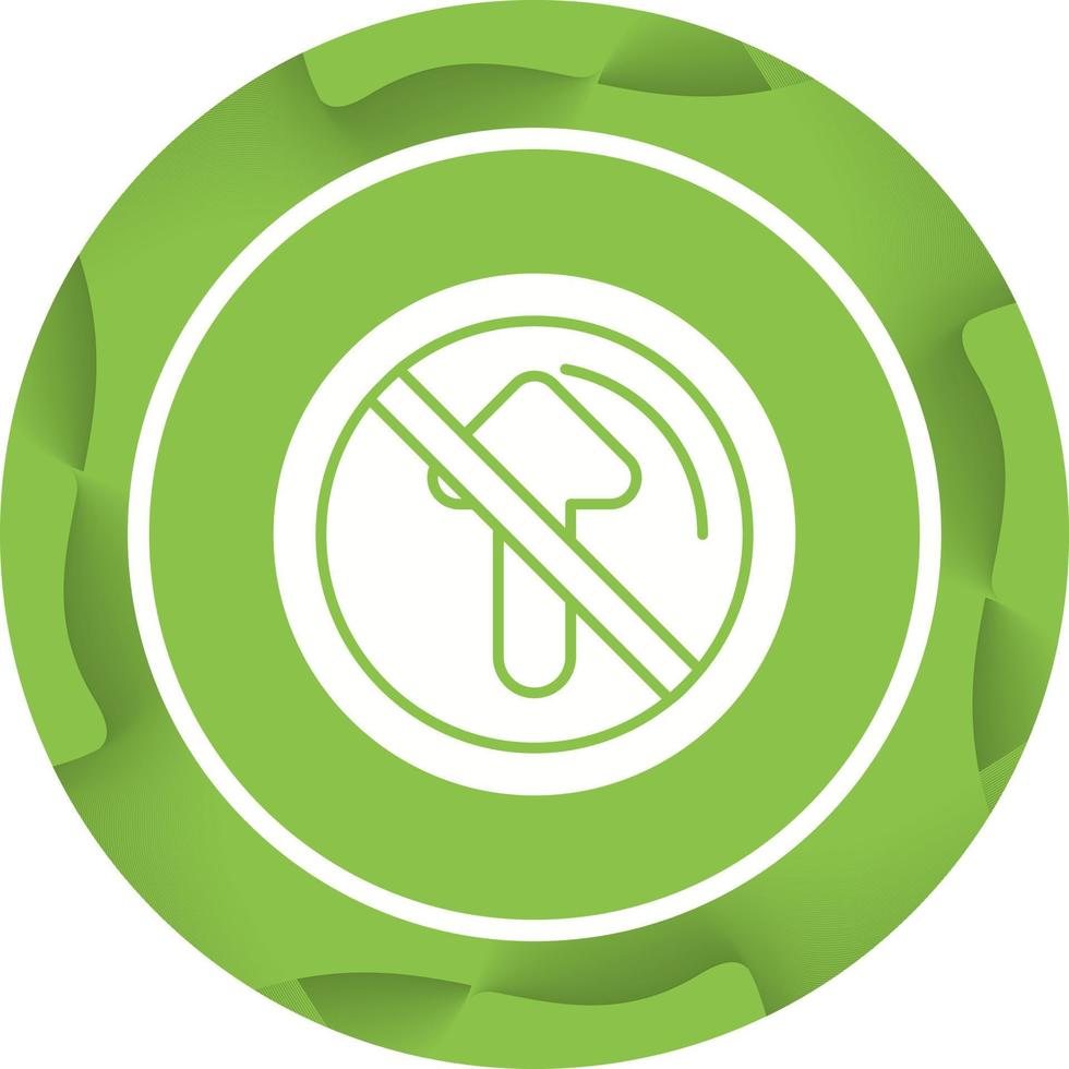 No Passing Vector Icon