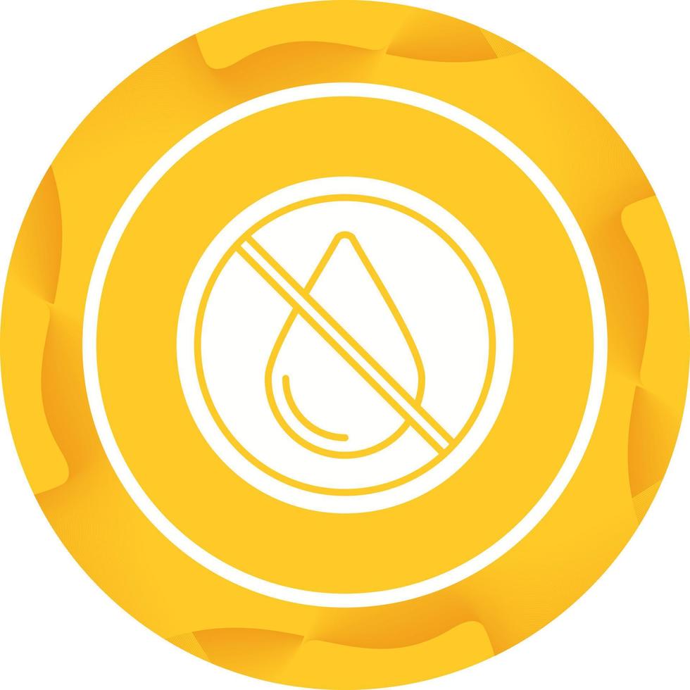 No Water Vector Icon