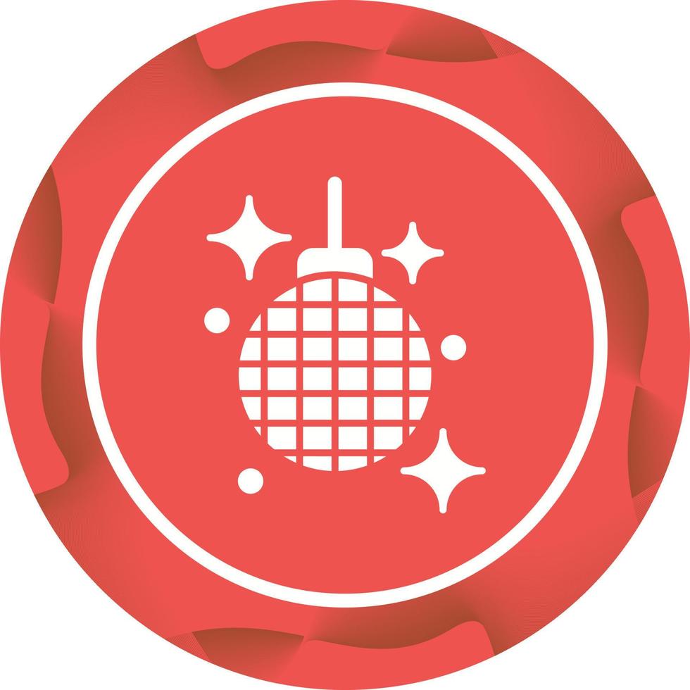 icono de vector de bola de discoteca