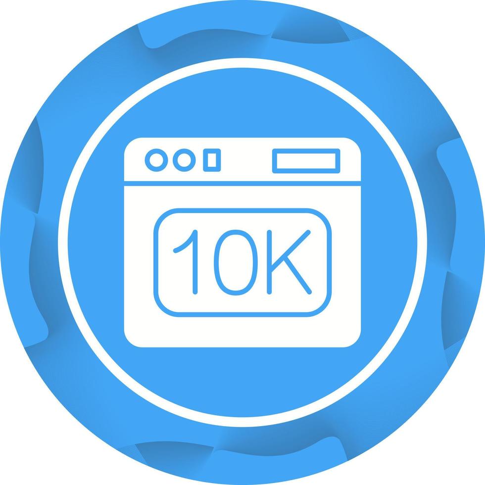 10k Vector Icon