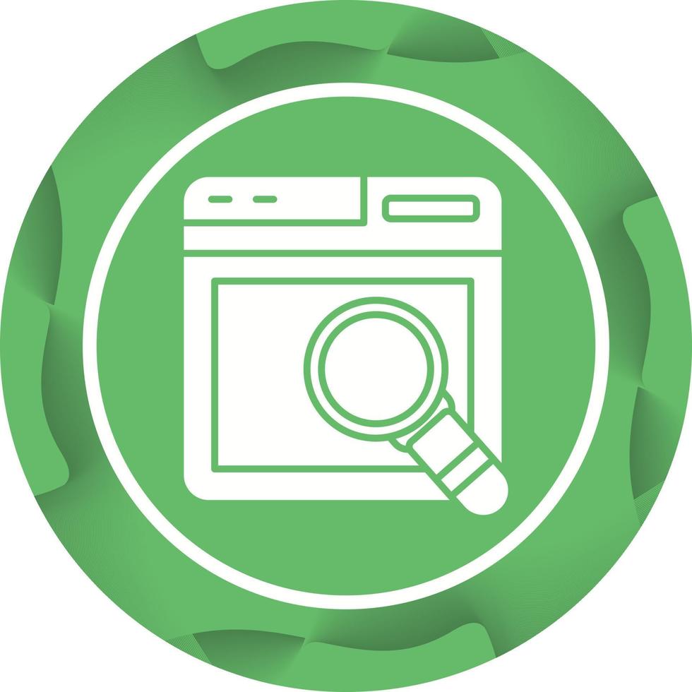 Web Search Vector Icon