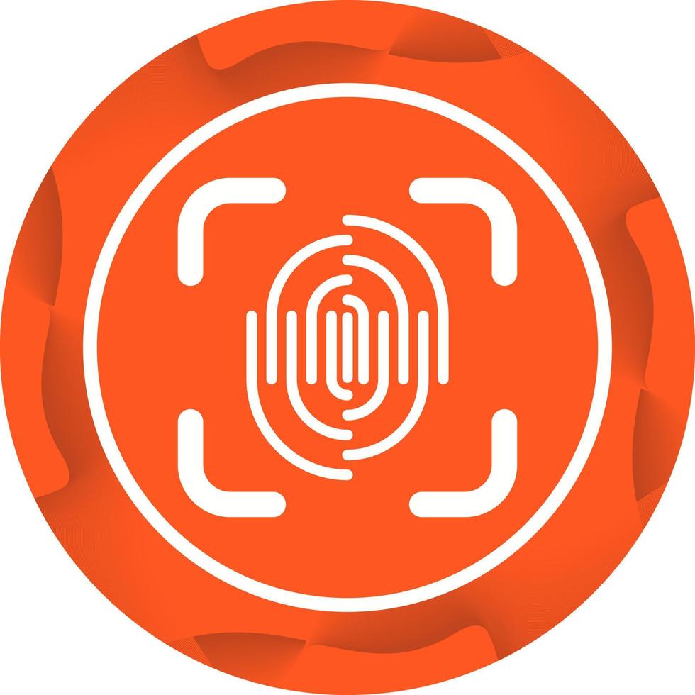 Fingerprint Vector Icon
