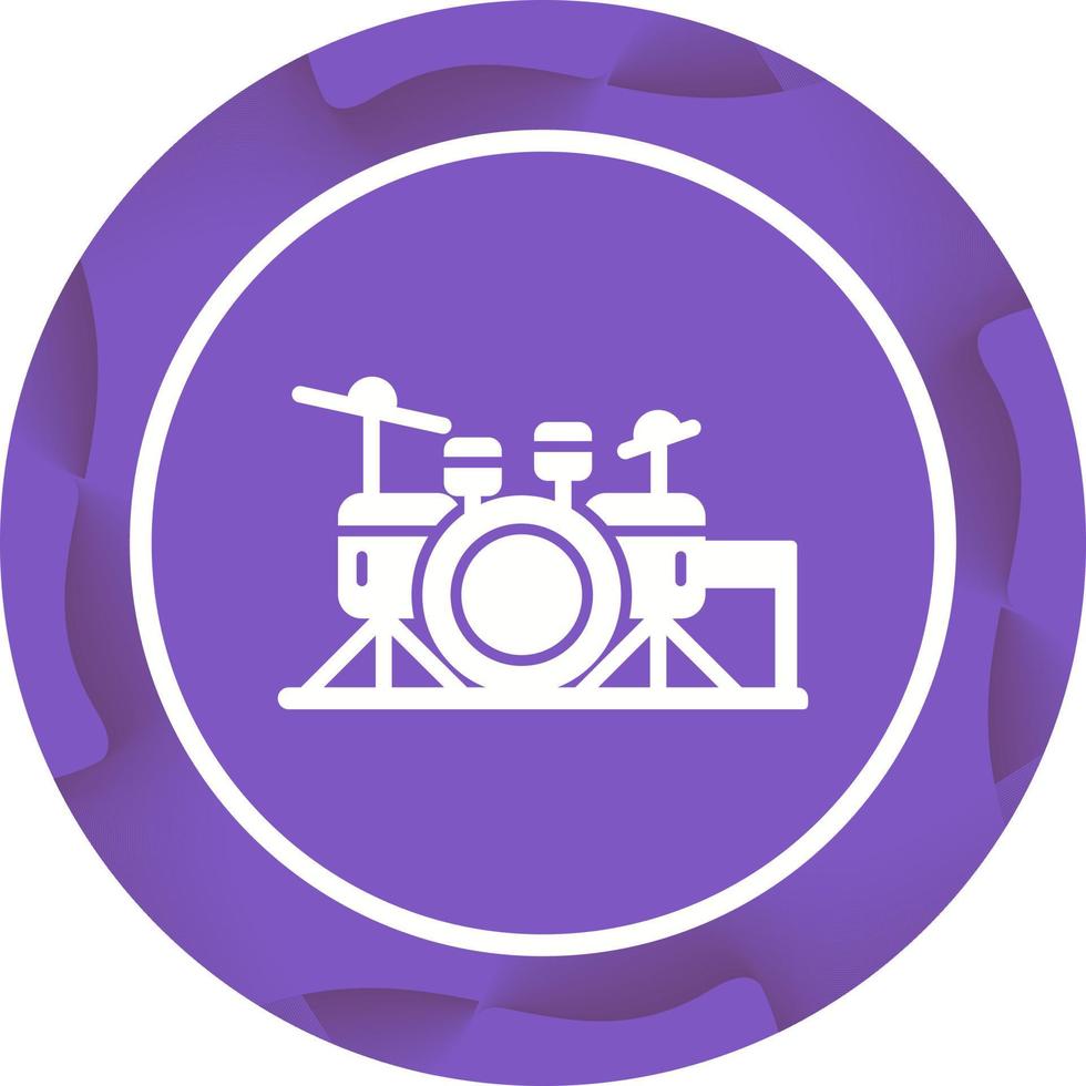 Drum Set Vector Icon