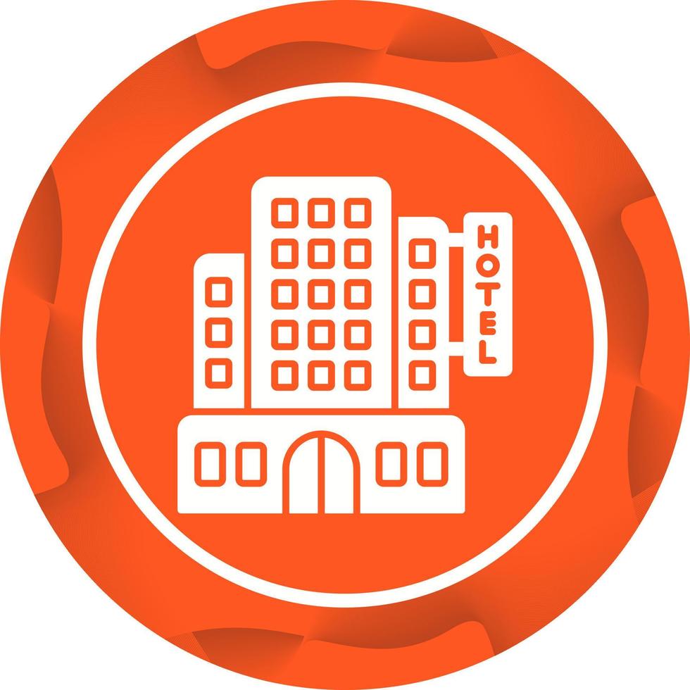 icono de vector de hotel