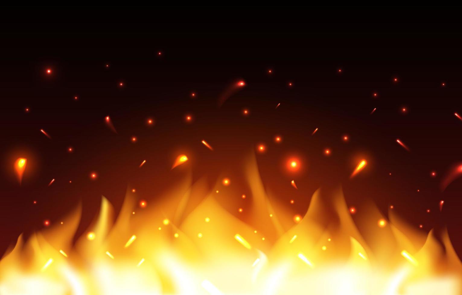 Fire Flare Effect Background vector