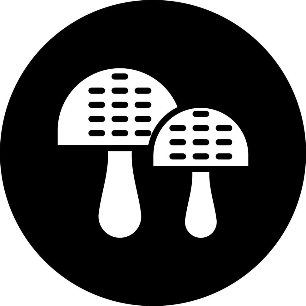 Mushroom Vector Icon Design