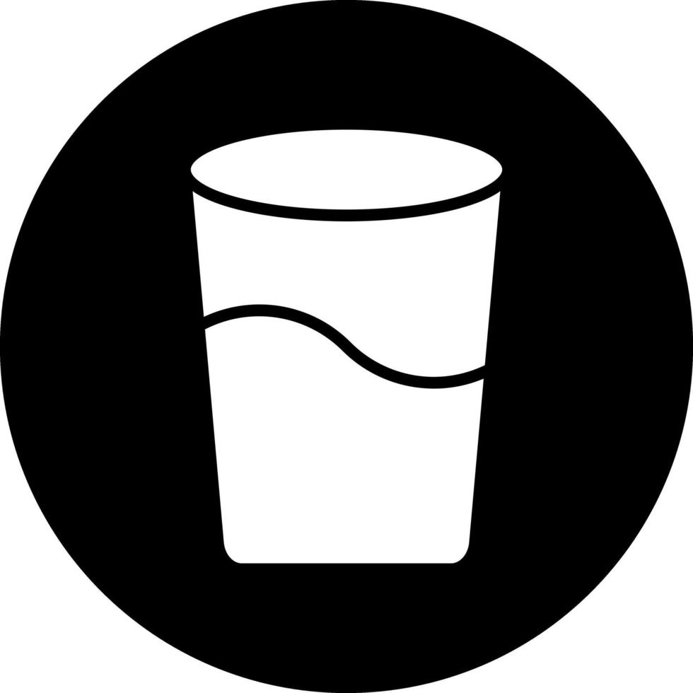 agua vaso vector icono diseño
