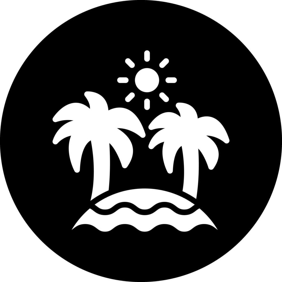 Beach Vector Icon Design