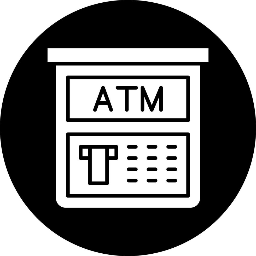 Atm Machine Vector Icon Design