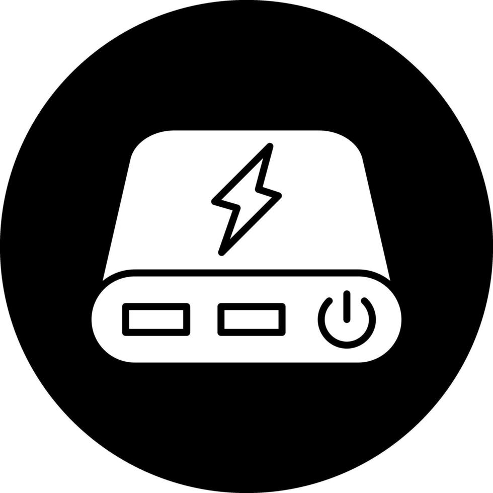 Power Bank Vector Icon Design