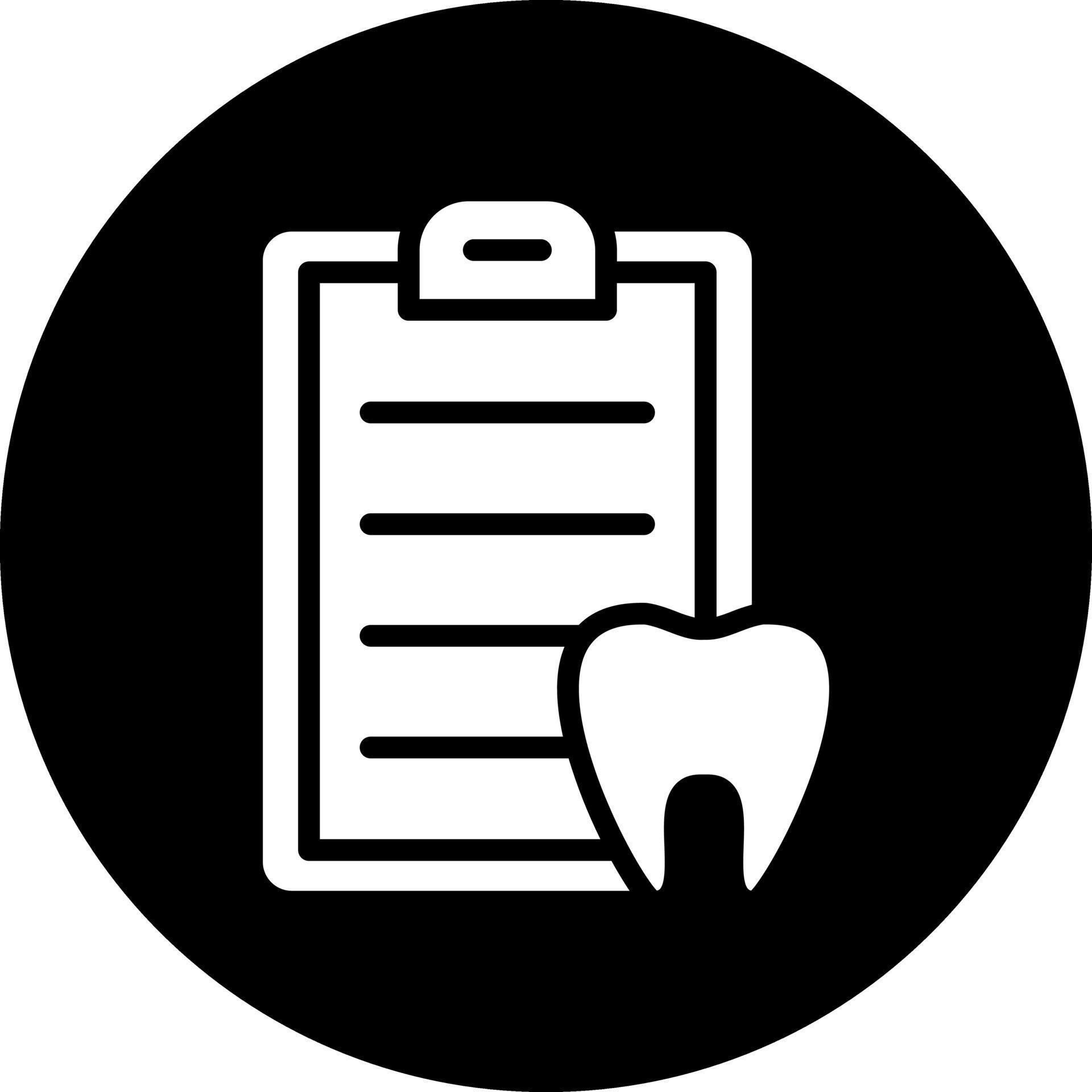 Dental Record Vector Icon Design 22987199 Vector Art at Vecteezy