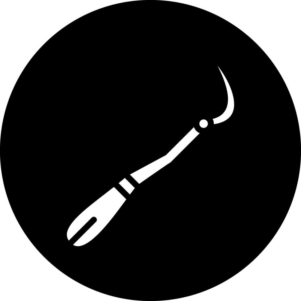 Dental Probe Vector Icon Design