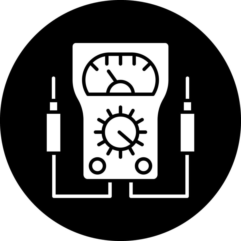 Voltmeter Vector Icon Design