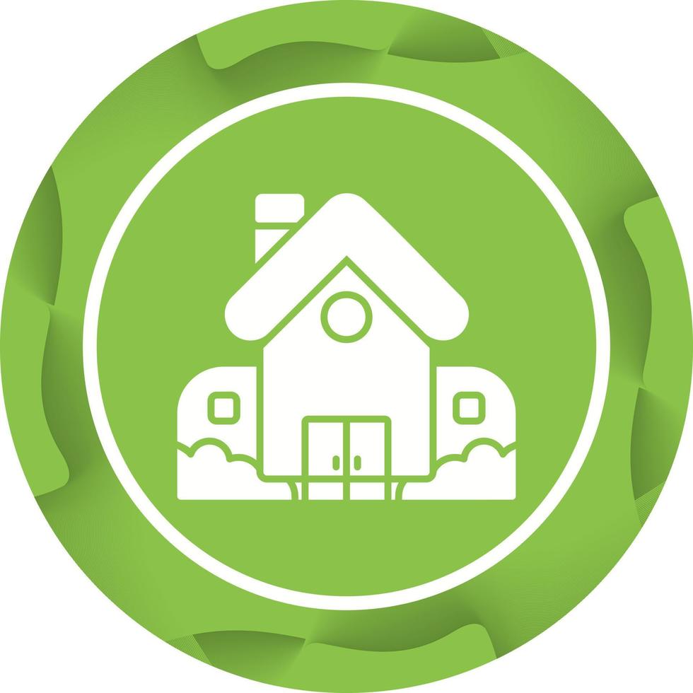 Retirement Home Vector Icon