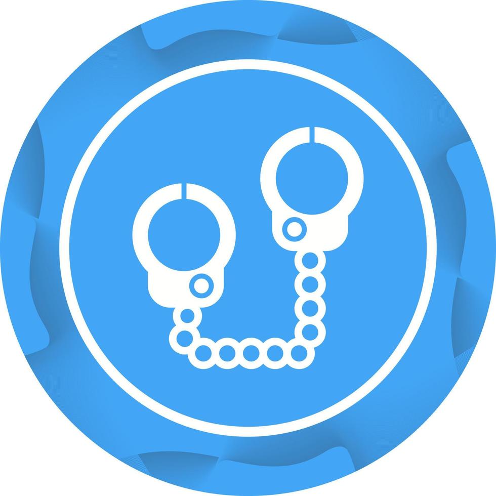 Police Handcuffs Vector Icon