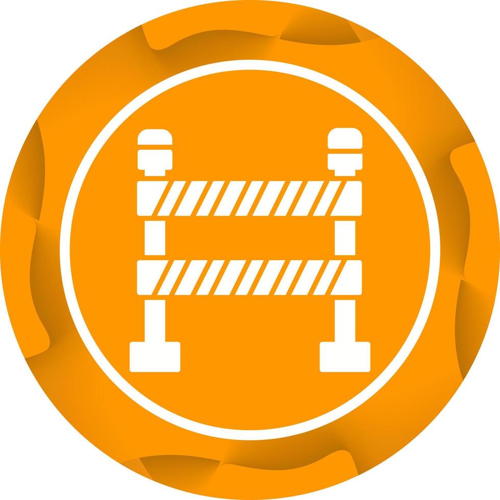 Police Line Vector Icon