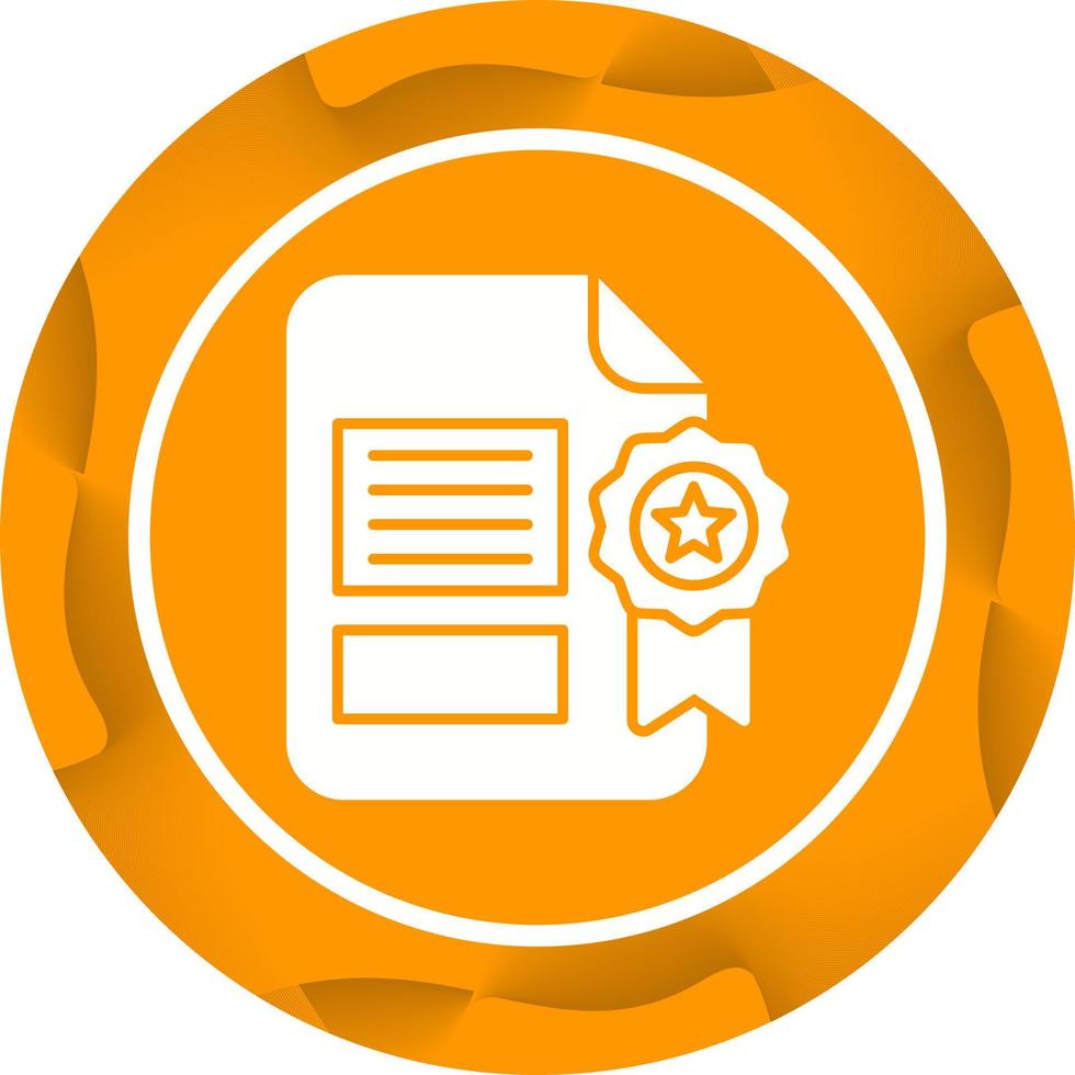 Certificate Vector Icon