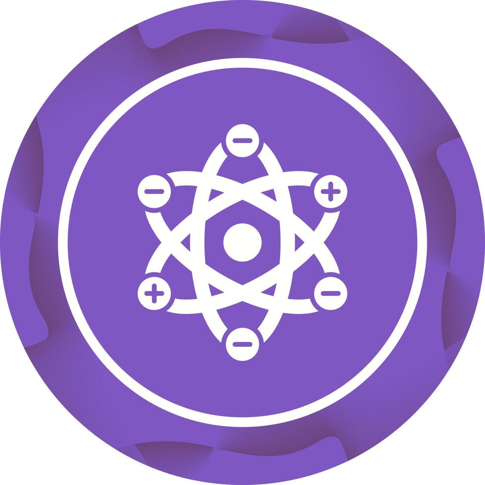 Atom Structure Vector Icon