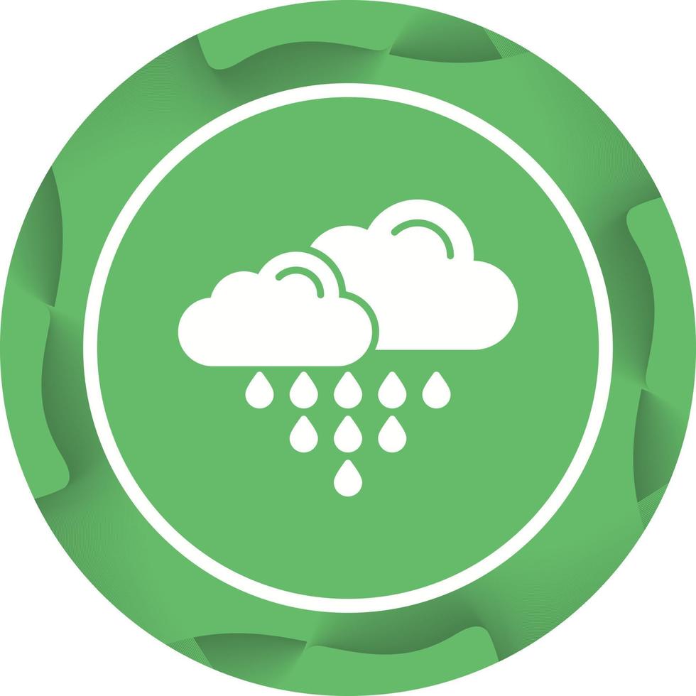 icono de vector de lluvia ácida