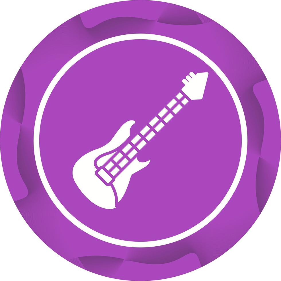 icono de vector de guitarra eléctrica