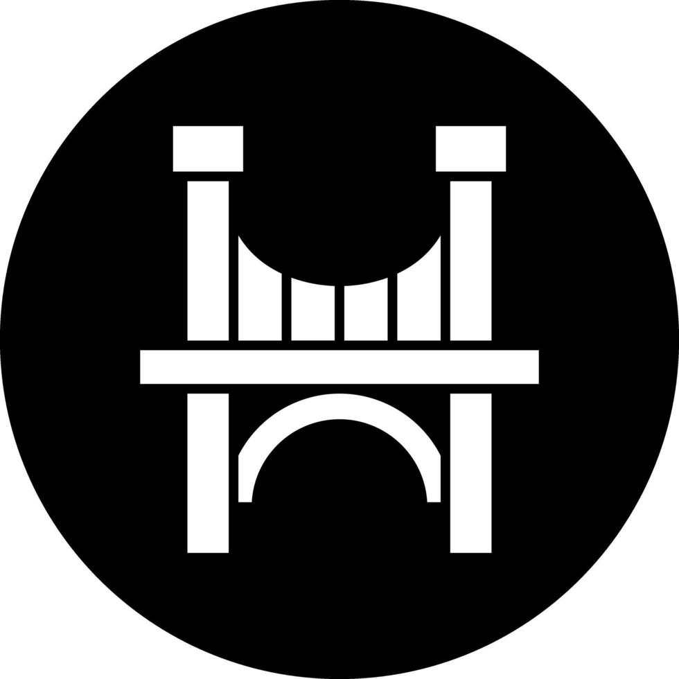 diseño de icono de vector de puente