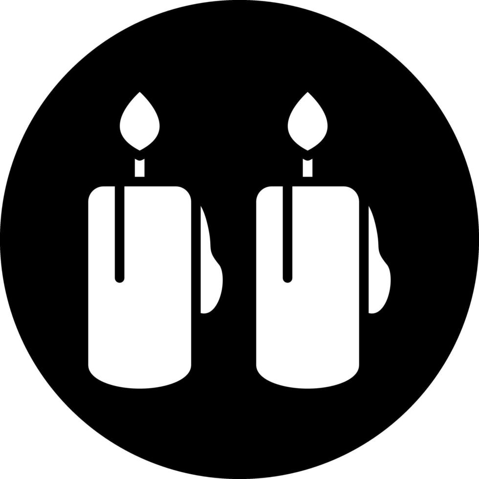 diseño de icono de vector de velas