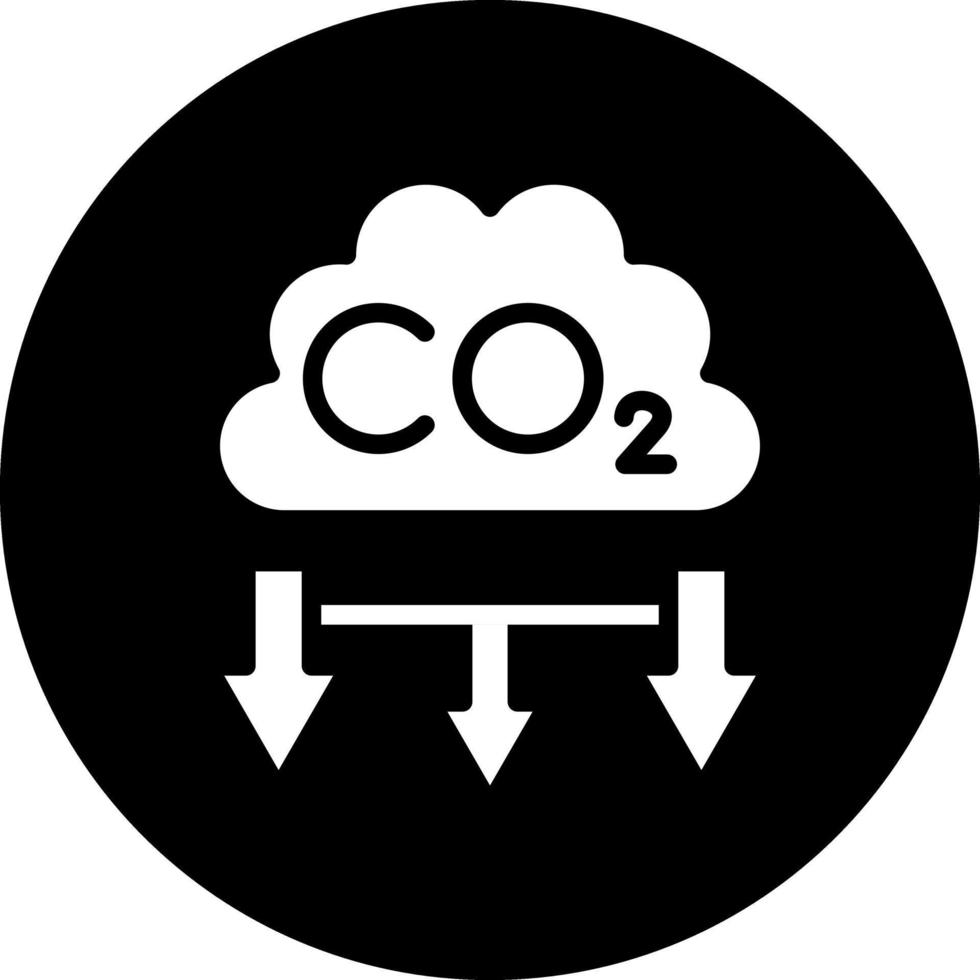 co contaminación vector icono diseño