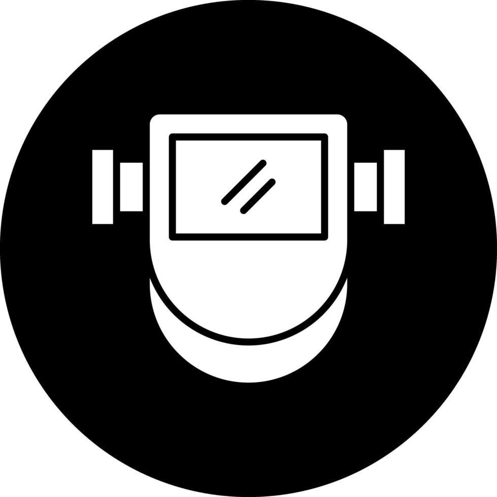 Welding Helmet Vector Icon Design