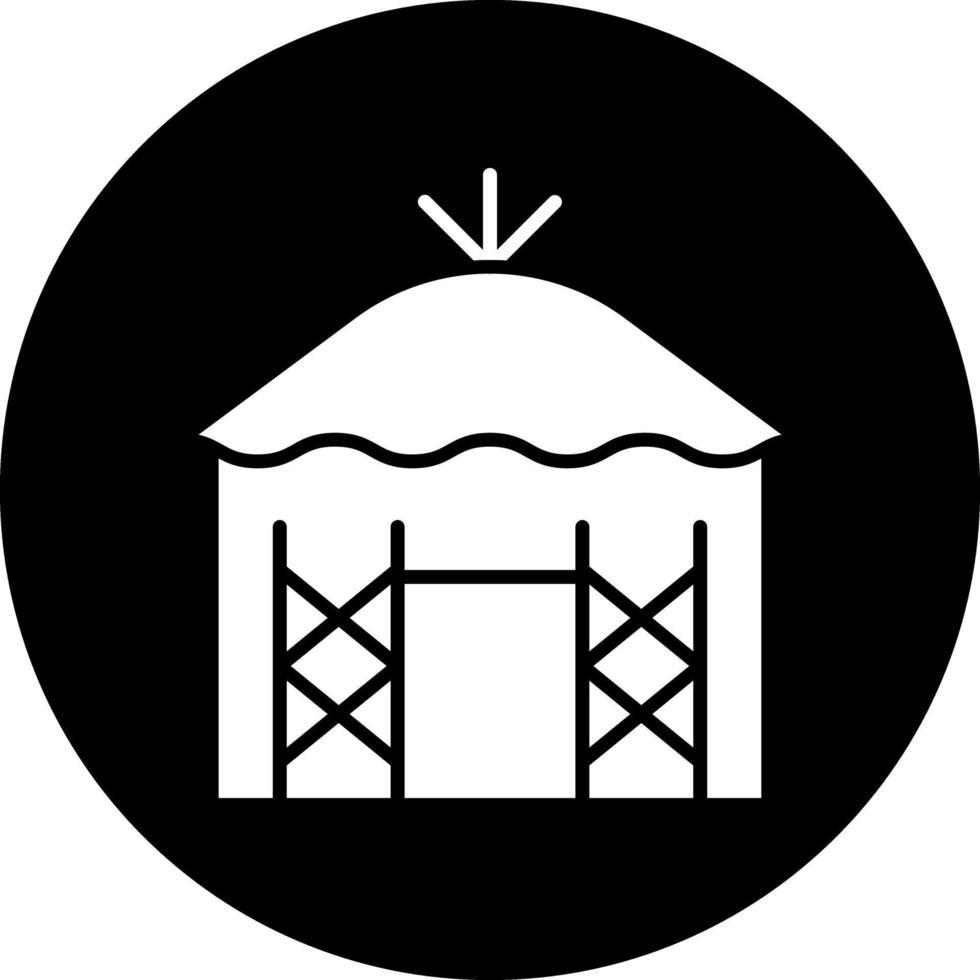 Hut Vector Icon Design