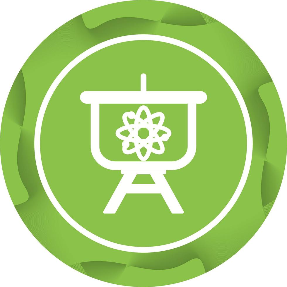 Atom Presentation Vector Icon