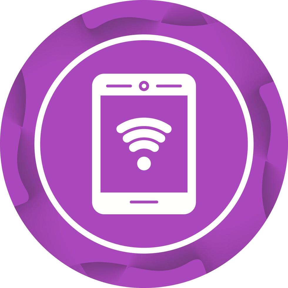Phone With Signal Vector Icon