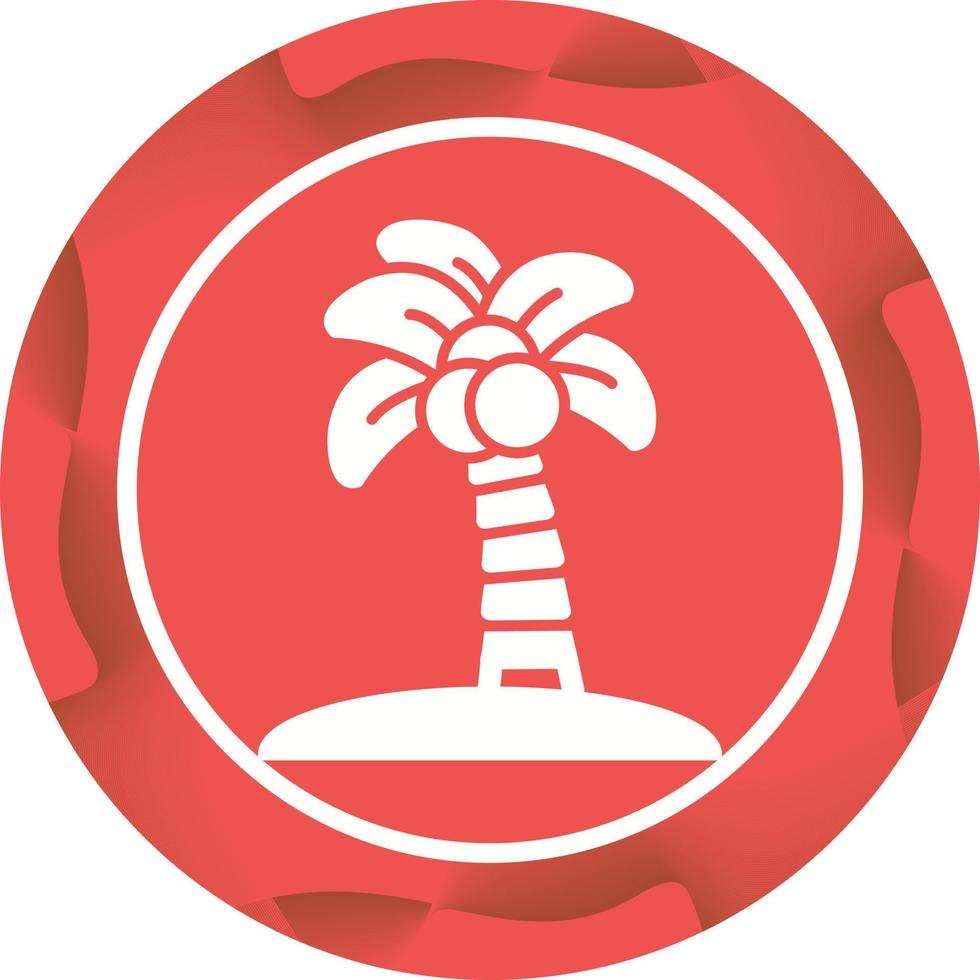 icono de vector de árbol de Palma