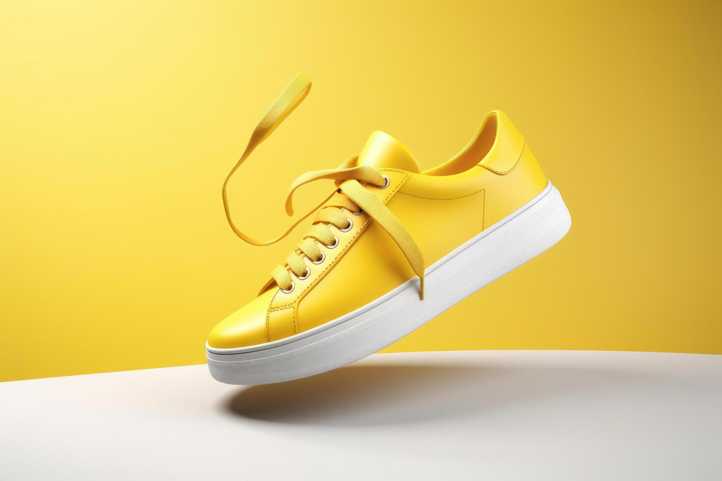 Woman's sneakers. Illustration photo