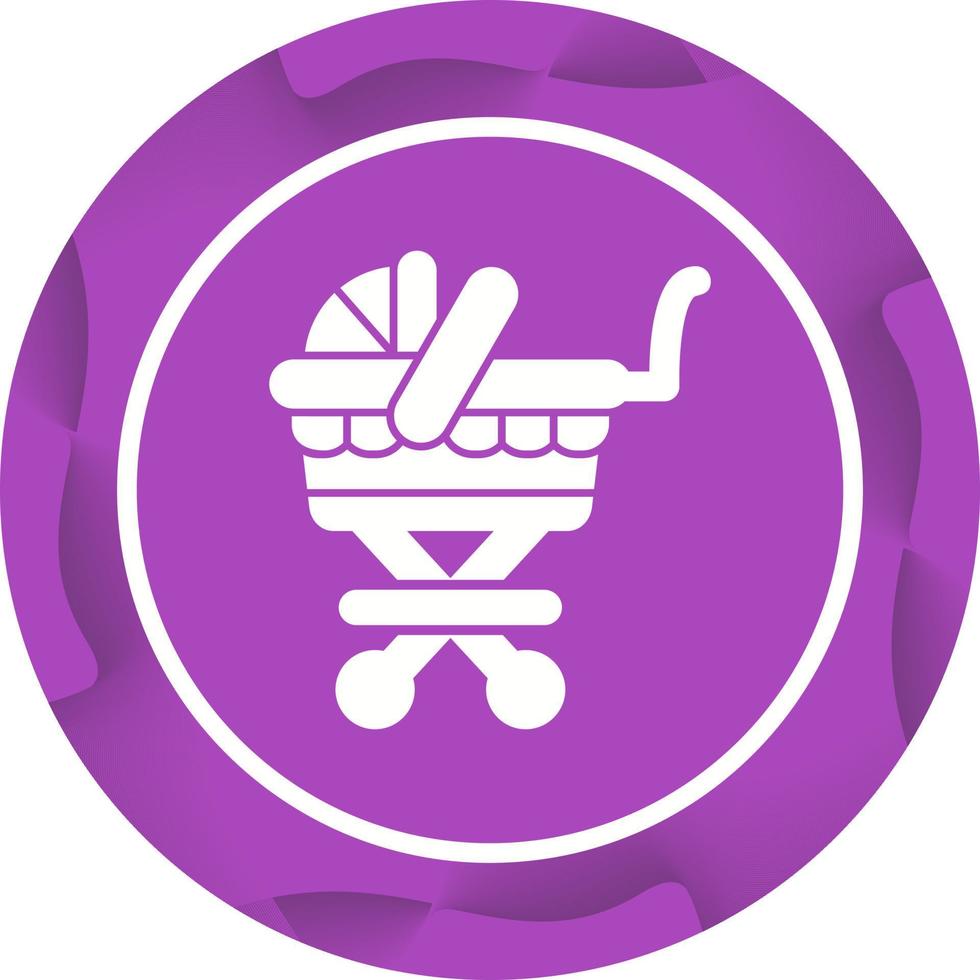 Baby Carriage Vector Icon