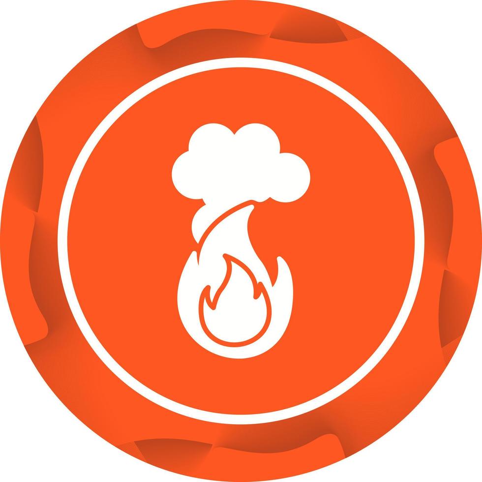 Fire Pollution Vector Icon