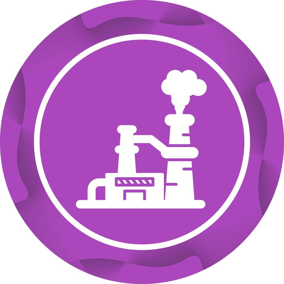 Nuclear Plant Vector Icon