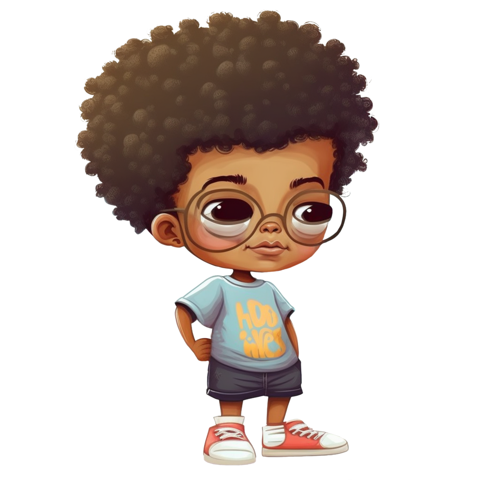 Super Cute Black Baby png