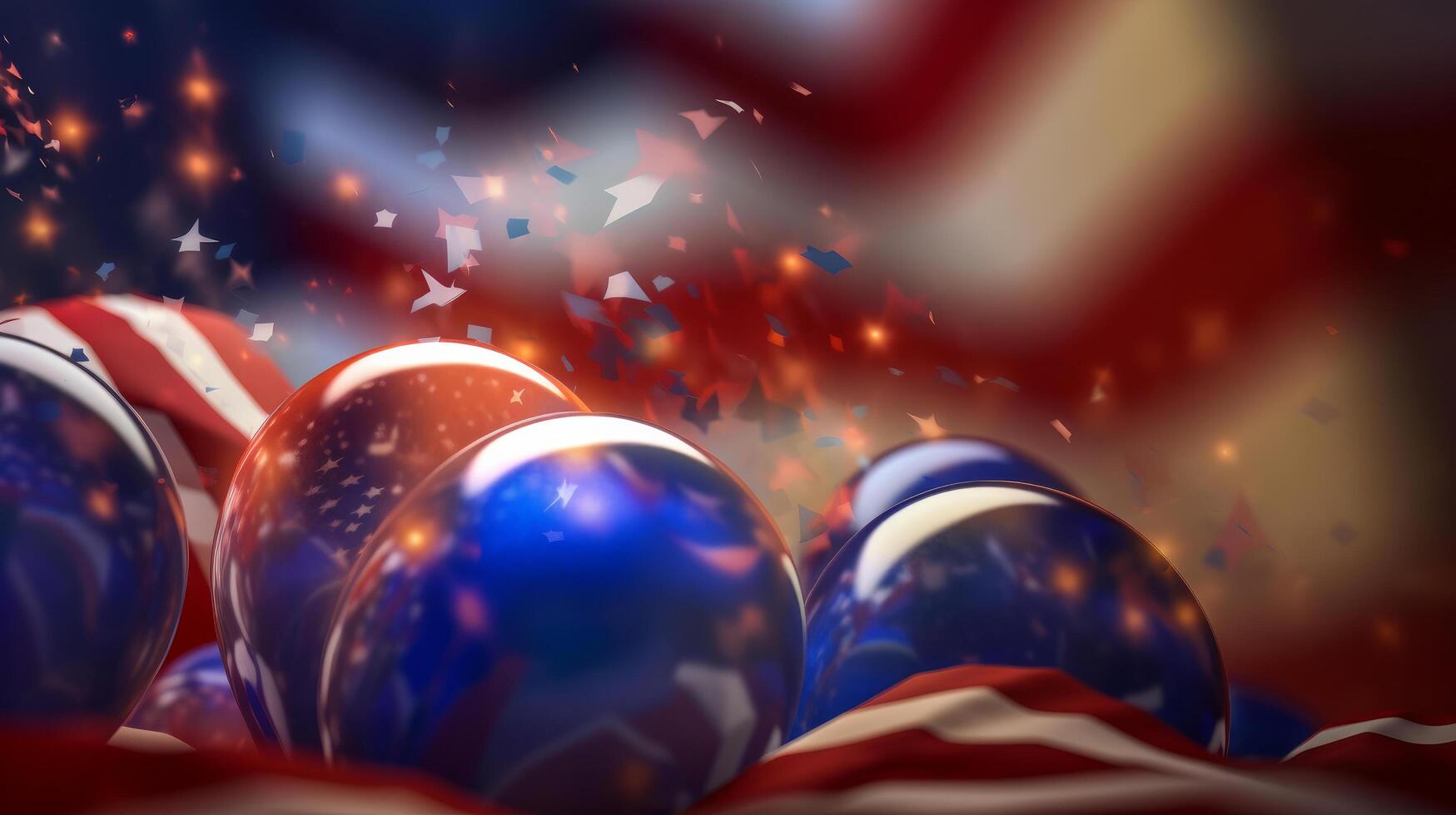 USA celebrating holiday background. Illustration photo