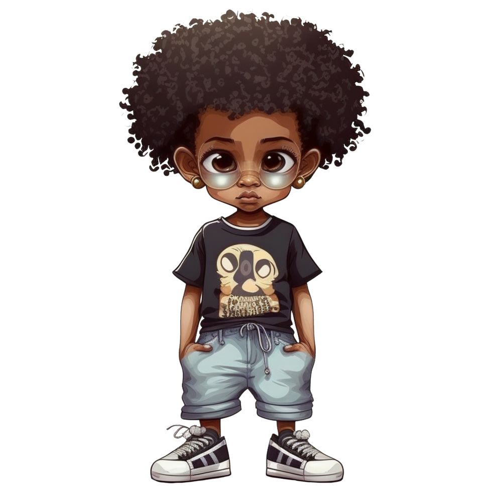 Super Cute Black Baby png