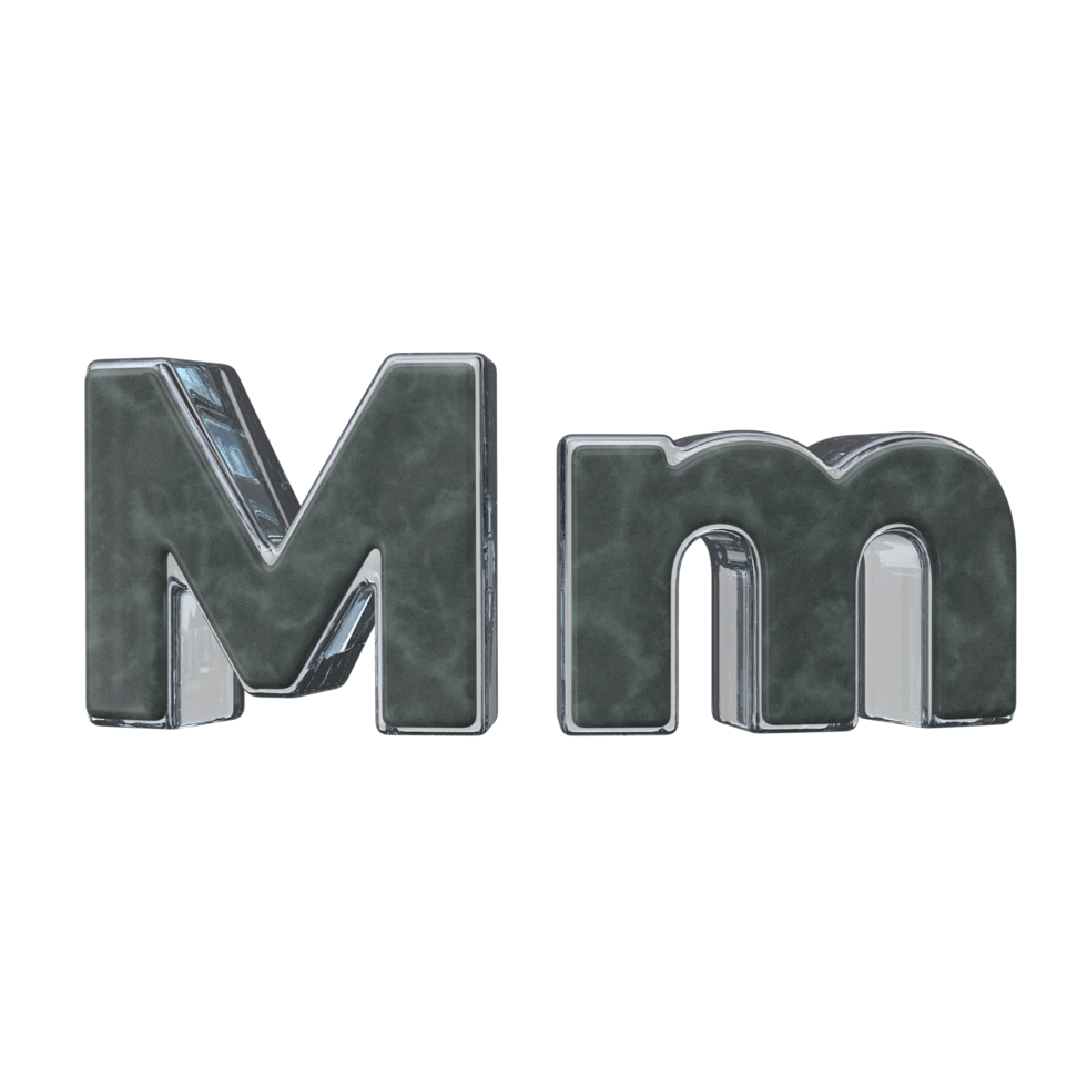 letra metro 3d hacer transparente antecedentes png