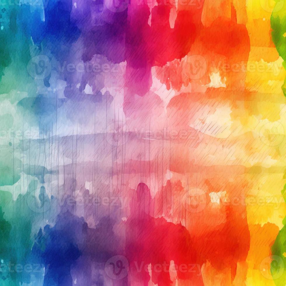 Rainbow Watercolor Background Texture photo